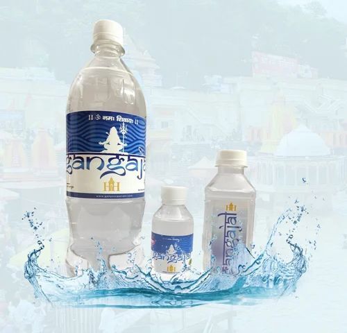 Pure Ganga Jal - 100ml Bottle, Eco-Friendly, Transparent Color, Indian Regional Style, Religious Theme in Hinduism