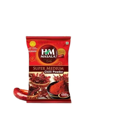 Red Chilli Powder Packaging Pouch - Plastic Material | Multi Color, Printed Design for Versatile Culinary Applications