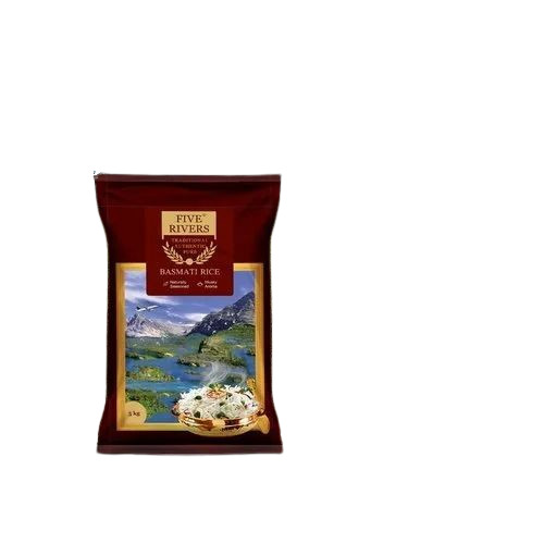 Rice Packaging Bag - Plastic Material, Multi Color Printed Design | Durable and Versatile Rice Packaging Solution