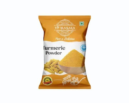 Turmeric Masala Powder - 100 Grams Yellow Color Organic Powder Good Packaging FSSAI Certified Store in a Dry Place Shelf Life: 6 Months