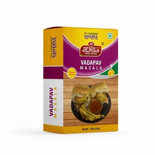Vada Pav Masala - 1 Kilogram Powder, Brown Color | FSSAI Certified, Good Quality, Box Packaging, 6 Months Shelf Life, Store in Dry Place