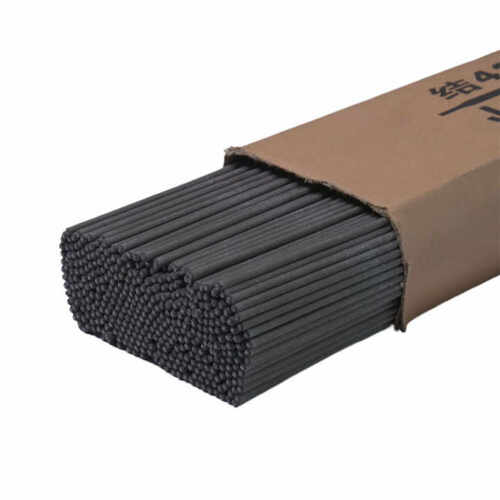 Alloy Electrodes - Mild Steel, 2.5 mm x 350 mm, Black | AC/DC Operating Current 60 A - 90 A, ISO Certified, Suitable for All Welding Applications