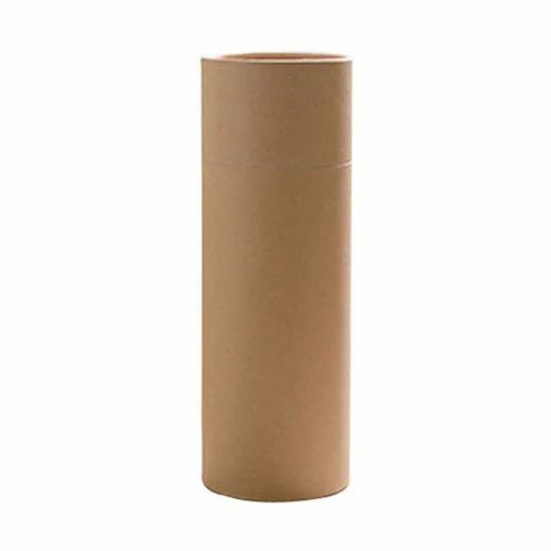 Brown Kraft Paper Tube - 4 mm Thickness, Round Shape, Brown Color | Customize Size, Plain Pattern, Recyclable Material