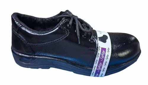 Fire Safety Shoes - Leather & Steel Toe | S1 Certified, Anti-Static, Black, Unisex