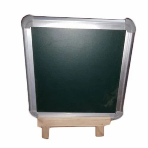Green Notice Board - Aluminium Frame, Square Shape, Plain Pattern, Green Color | Suitable For Office And School Use, Size Flexibility