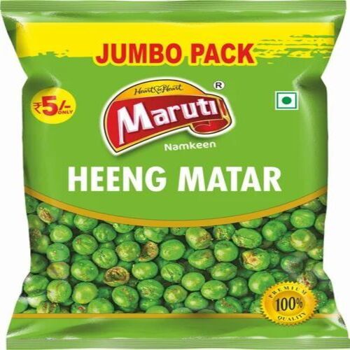 Heeng Matar Namkeen - 25 Grams Soft Texture, Salty & Tasty Snack | Food Grade, Easy to Digest, 4 Months Shelf Life