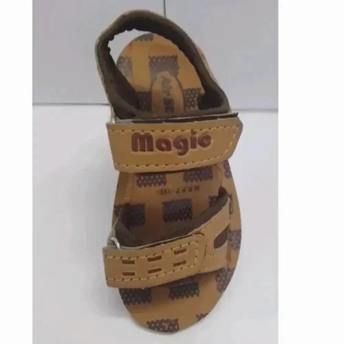 Mens Sandals - PU & Canvas, All Sizes, Multi Color | Unisex, Flat Heel, Buckle Closure, Fancy Style, Rainy Season Suitable, 2-Year Warranty