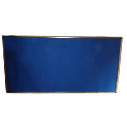 Notice Board - Wooden, Rectangular Shape, Blue PVC Laminated, Wall Mount | Ideal for College Use, Durable, Multiple Size Options