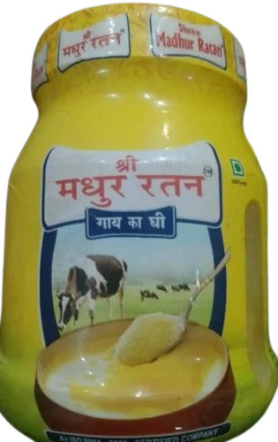 Pure Madhurratan Ghee - 1 Liter Jar | FSSAI Certified, Good Quality, Yellow Color, Shelf Life of 9 Months