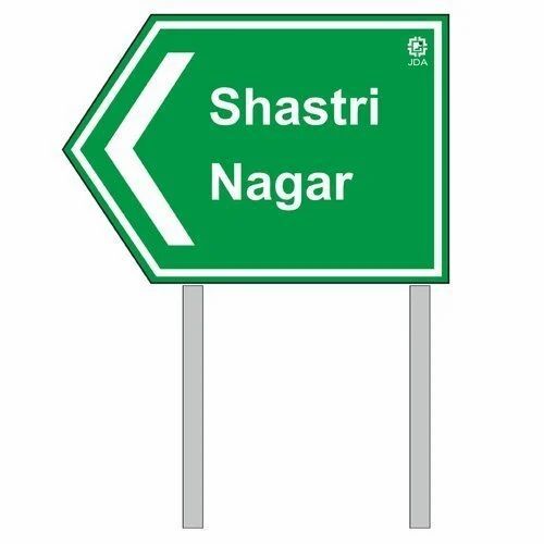 Road Sign Board - Color: Green