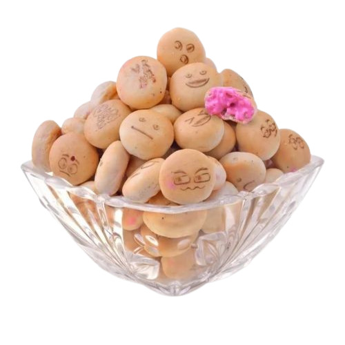 Strawberry Biscuit - Soft Texture, Sweet Taste | Gluten Free, Round Shape, Box Packaging, Food Grade Snack Cookie