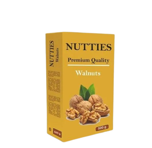 Walnut Packaging Box - Duplex Board, Rectangular Shape, Multi Color Printed Design