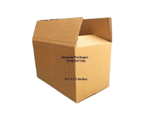 3 Ply Corrugated Packaging Boxes - Color: Brown