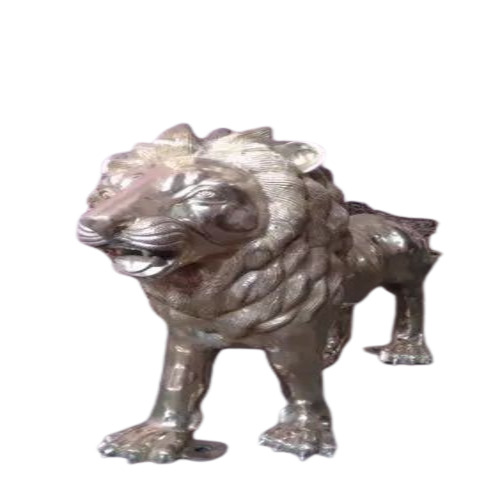Brass Lion Standing
