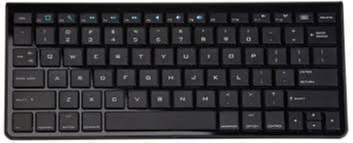 Computer Keyboard - ABS Material, Regular Size, Matte Black Color | Wired Design, Lightweight Build, 1-Year Warranty, Standard Features