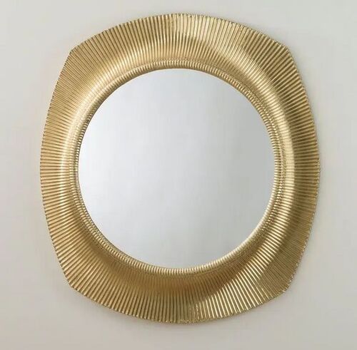 Decorative Wall Mirror - Color: Golden