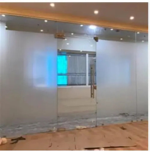 Frameless Glass Partitions - Toughened Glass, 12 mm Thickness, Clear Color | Water, Crack, Scratch, Fingerprint Resistant, Lightweight, Easy to Clean