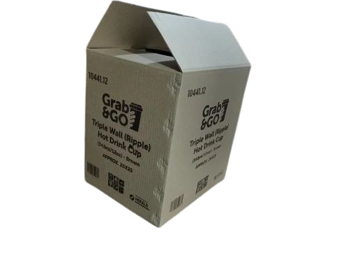 Heavy Duty Corrugated Packaging Boxes - Die-Cut Brown 5 Ply Double Wall, 20x15x9 Inches - For Apparel, Electronics, Food, Home Appliances, Holds 11-25 Kg