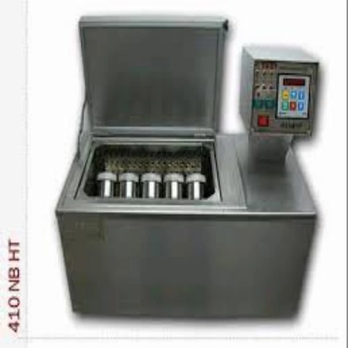 Hthp Beaker Dyeing Machine - 12 Pot Capacity, Stainless Steel, 1 HP Semi-Automatic Operation | Ideal for Dyeing Applications