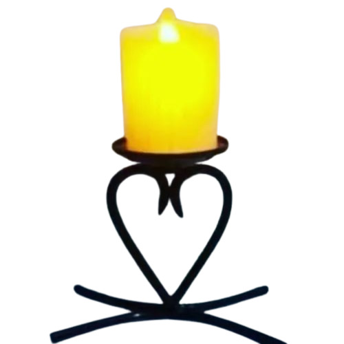 Iron Candle Holder