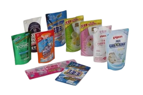 Multicolor Stand Up Zipper Pouches - Plastic Material | Printed Pattern, Convenient Bag Type, Versatile Packaging Solution