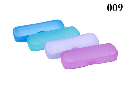 Plastic Spectacle Case - Plastic, Standard Size | Modern Design, Water Resistant, Moisture Proof, Washable, Customizable Colors and Logos