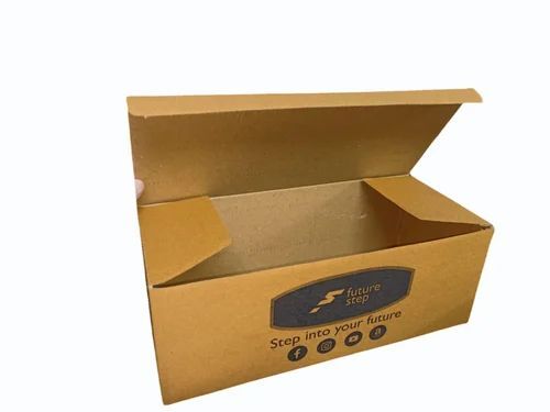 Slipper Packaging Box - Paper Material, Brown Color | Printed Design for Elegant Presentation