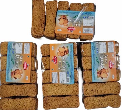 Smyle Atta Rusk - 330 Grams Pack | Eggless, FSSAI Certified, Good Quality, 3 Months Shelf Life