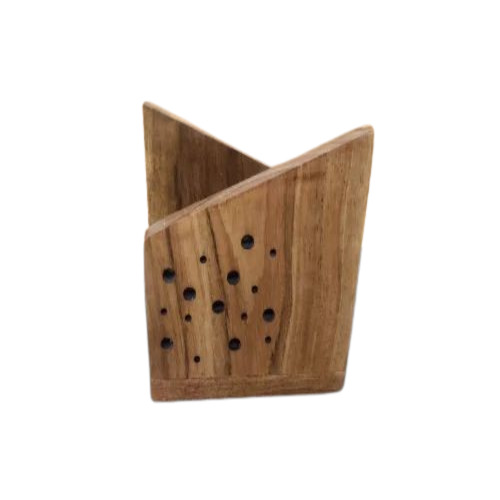 Wooden Napkin Holder - Wood, 5x5x4 Inch, Brown | Natural Finish, Ideal for Home Decoration and Wedding Decoration