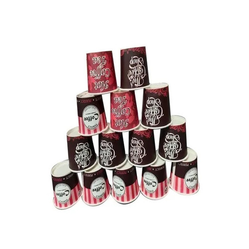 130 Ml Disposable Printed Paper Coffee Cup