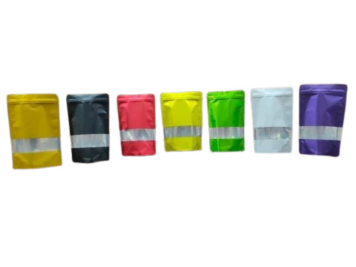Multicolor Stand Up Zipper Pouches