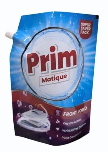 Printed Spout Pouch - PET Material, Multi Color | Perfect for Packaging, Durable Plastic, Eye-Catching Printed Design