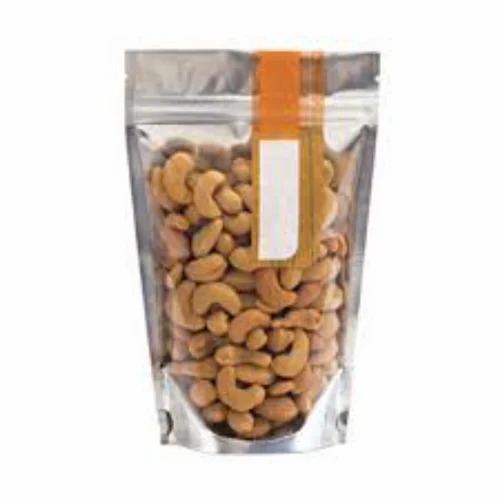 Transparent Standup Zipper Pouch - Plastic Material , Plain Transparent Design for Versatile Packaging Solutions