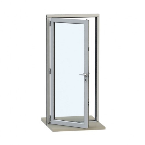 Aluminium Door - Color: Silver