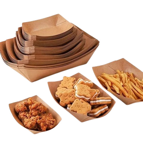 Brown Paper Food Tray