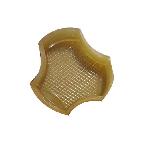 Circular Black Rubber Paver Mould
