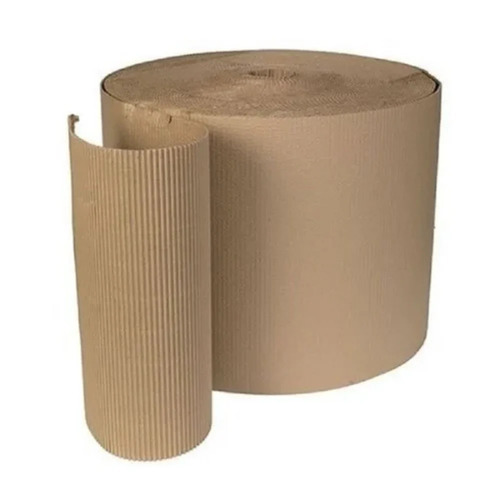 Corrugated Roll - 23.4 x 33.1 Inch, Brown Bamboo Pulp Paper | Flexible, Eco-Friendly, Recyclable Cushioning with Custom Printing Options