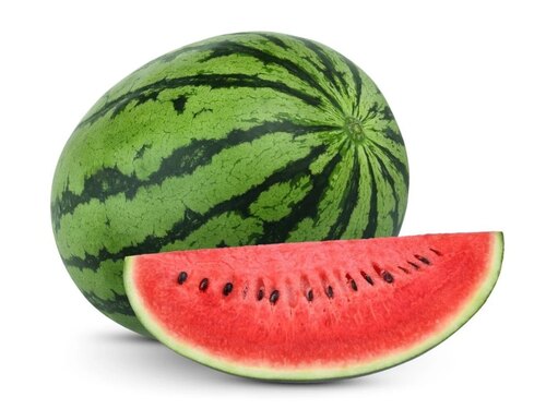 Fresh Green Watermelon - Whole, Oval Shape, Green Color, Sweet Taste | Food Grade, Glutinous, Healthy and Nutritious Enjoyment