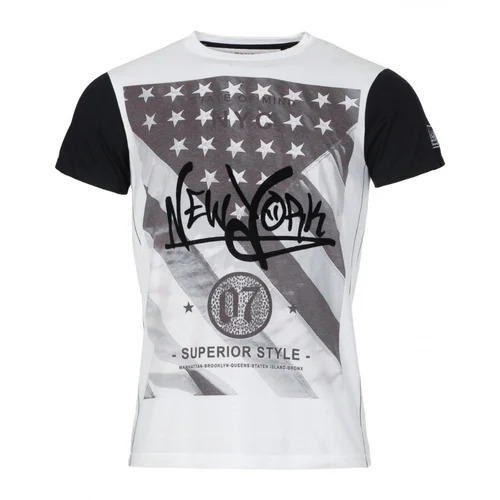 Mens Printed T Shirt - Cotton, Size XL, M, L, Multicolor, Half Sleeves, Regular Fit | O-Neck, Casual Wear, Dyed Pattern