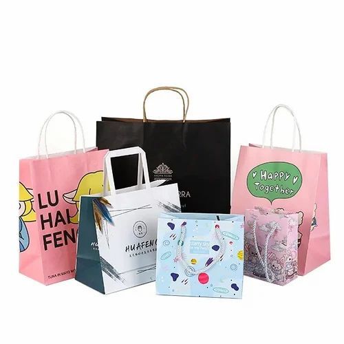 Multicolor Paper Carry Bags