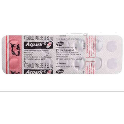 Atprak Atenolol Tablets 50 Mg