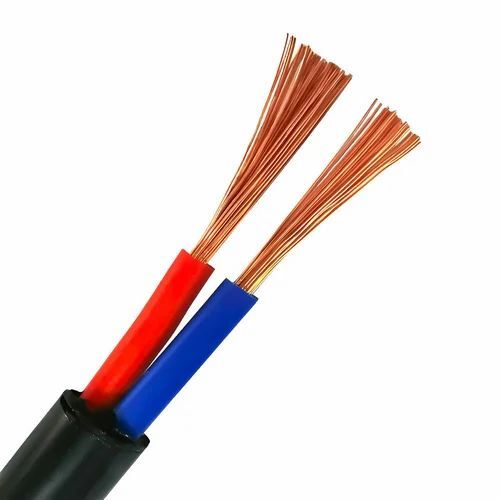 Electric Copper Wire Cable - New Round Shape, PVC Outer Material, Copper Internal Material | Multicolor, Ideal for Electrical Fitting Applications
