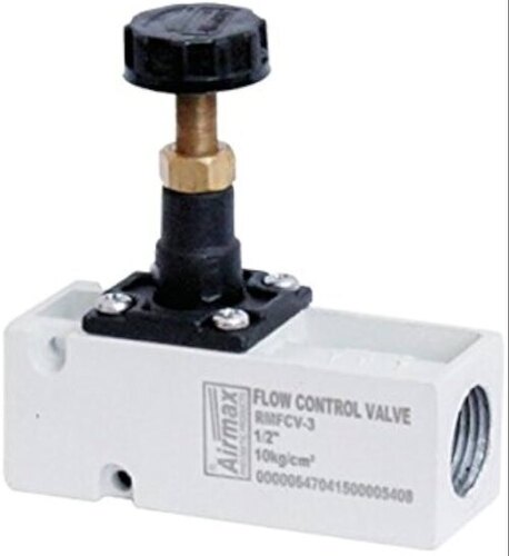 Flow Control Valve - Cast Iron, 1/4 Inch, Silver | Medium Pressure, Thread Connection, Gas Media, Industrial Usage