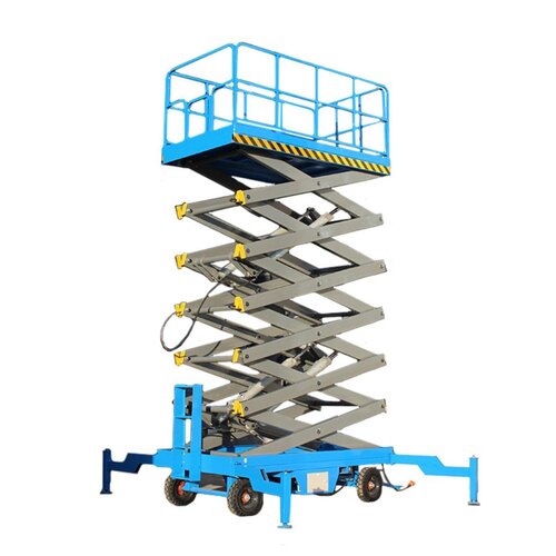 High Rise Scissor Lift - Attributes: Consume Less Power