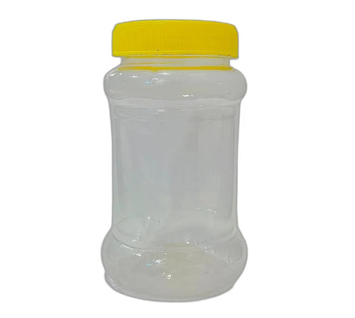 Pet Packaging Jar - Rigid PET Material, 250 ml Size, White Color, Round Shape | Durable, Very Good Quality, Fine Finished, Plain Pattern
