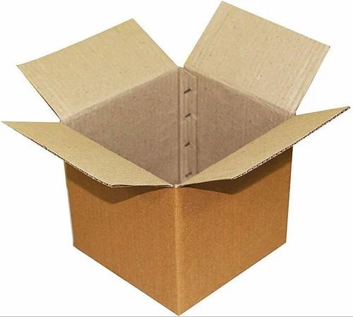 3 Ply Corrugated Packaging Boxes - 150 GSM, 18x10x9 Inches , Brown Rectangular - Ideal for Apparel, Electronic Products, Food Packaging, Office Supply and Logistics