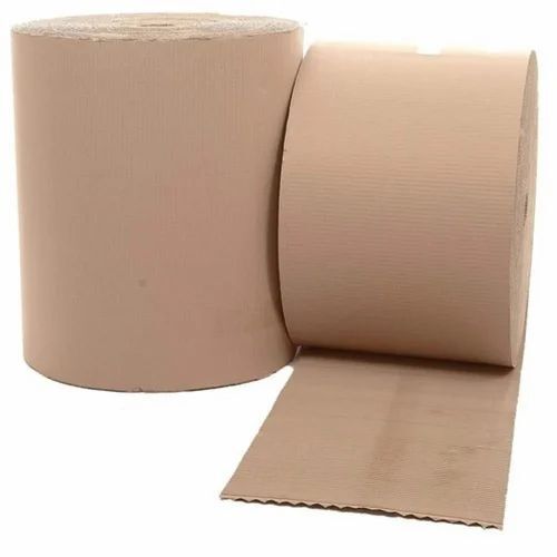 5 Ply Plain Corrugated Sheet Roll - 80-120 GSM, 3 ft Width, Brown Corrugated Paper | Ideal for Corrugated Box Making