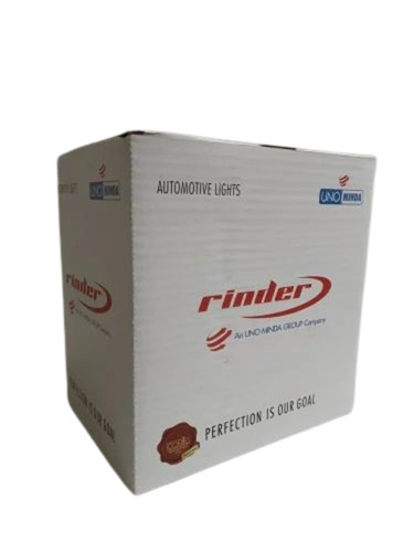 Automotive Parts Packaging Box - Paper Material, Multi-Color Lithography Printing | Durable Design with White Color Features