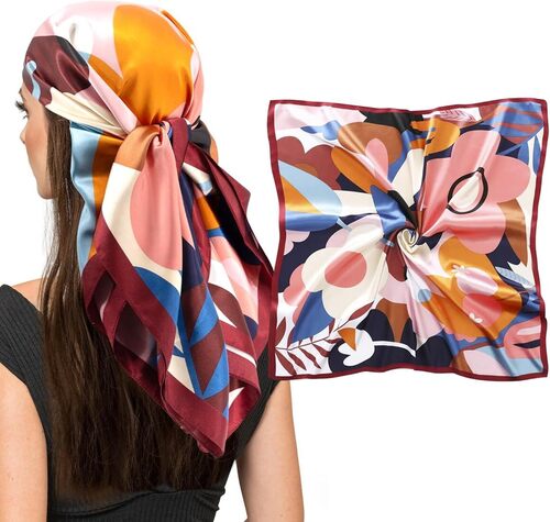 Fancy Head Scarves - Color: Multi