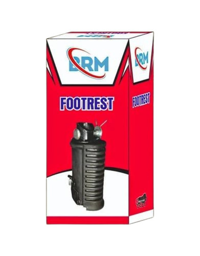 Footrest Packaging Box - Paper Material, 4.5x2x1.5 Inches, Multi Color, Gloss Varnish Finish, One-piece Tuck Top, Rectangular Shape